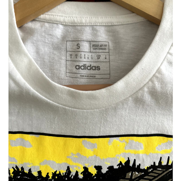 Adidas‎ Men's Small Graphic Tee-Track Illustration-NWT - Picture 6 of 8